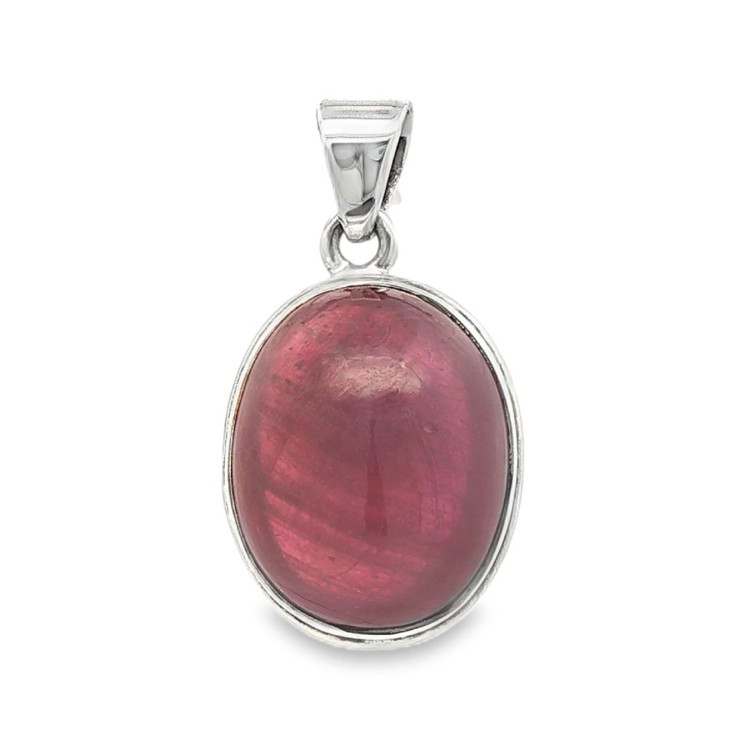 Ruby Oval Pendant 6.5g