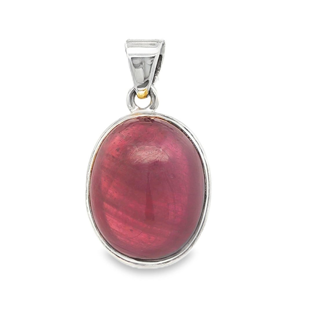 Ruby Oval Pendant 6.5g - Image 2