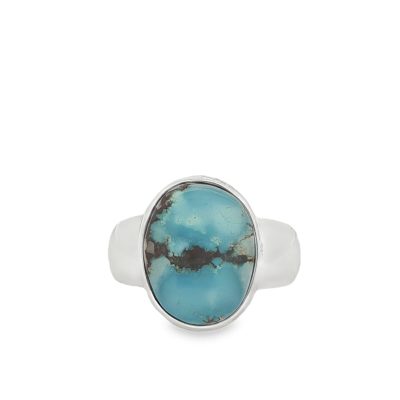 Golden Hill Turquoise Oval Ring Size O