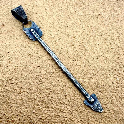 Navajo Arrow Pendant By Tawnie Willie & Alan Cruz 3.7g