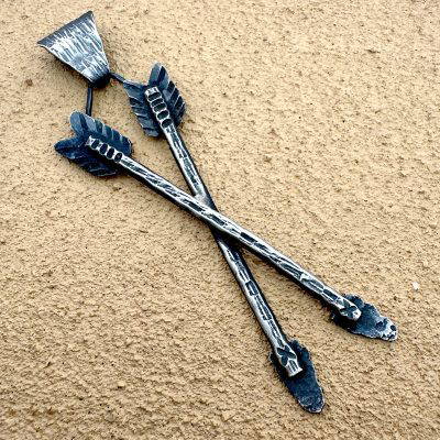 Navajo Double Arrow Pendant By Tawnie Willie & Alan Cruz 8.4g