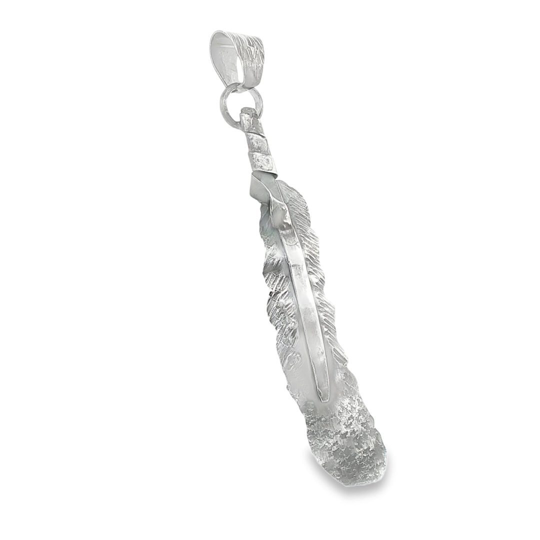 Feather Pendant By Tawnie Willie & Alan Cruz 7.3g - Image 2