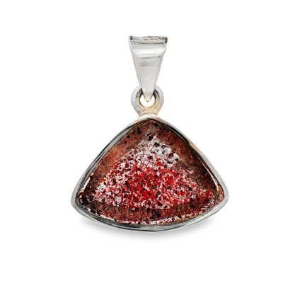 Brookite In Quartz Pendant 5.8g