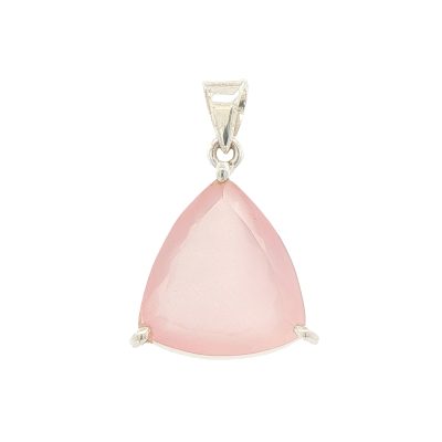 Rose Quartz Faceted Pendant 7.7g