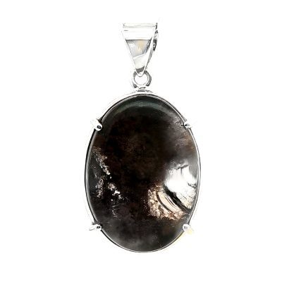Shamanic Dream Quartz Oval Pendant 13.9g