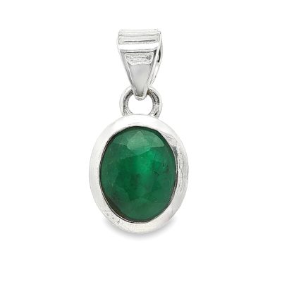 Emerald Oval Pendant 5.1g