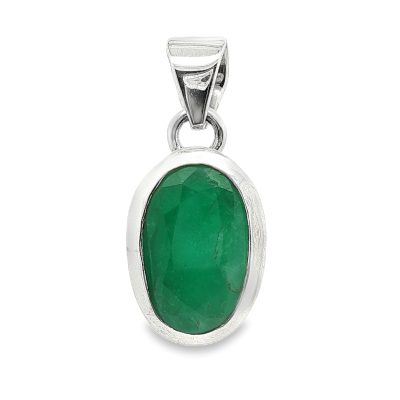 Emerald Oval Pendant 6.1g
