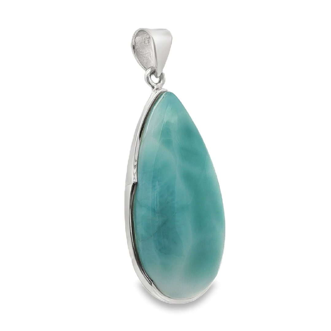 Larimar Pear Drop Pendant 15.6g - Image 2