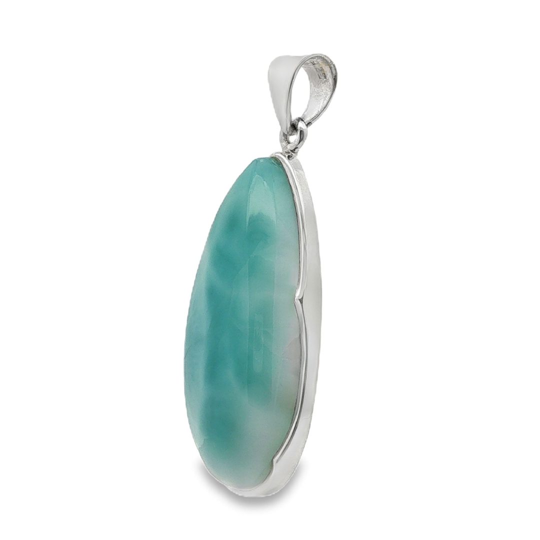 Larimar Pear Drop Pendant 15.6g - Image 3