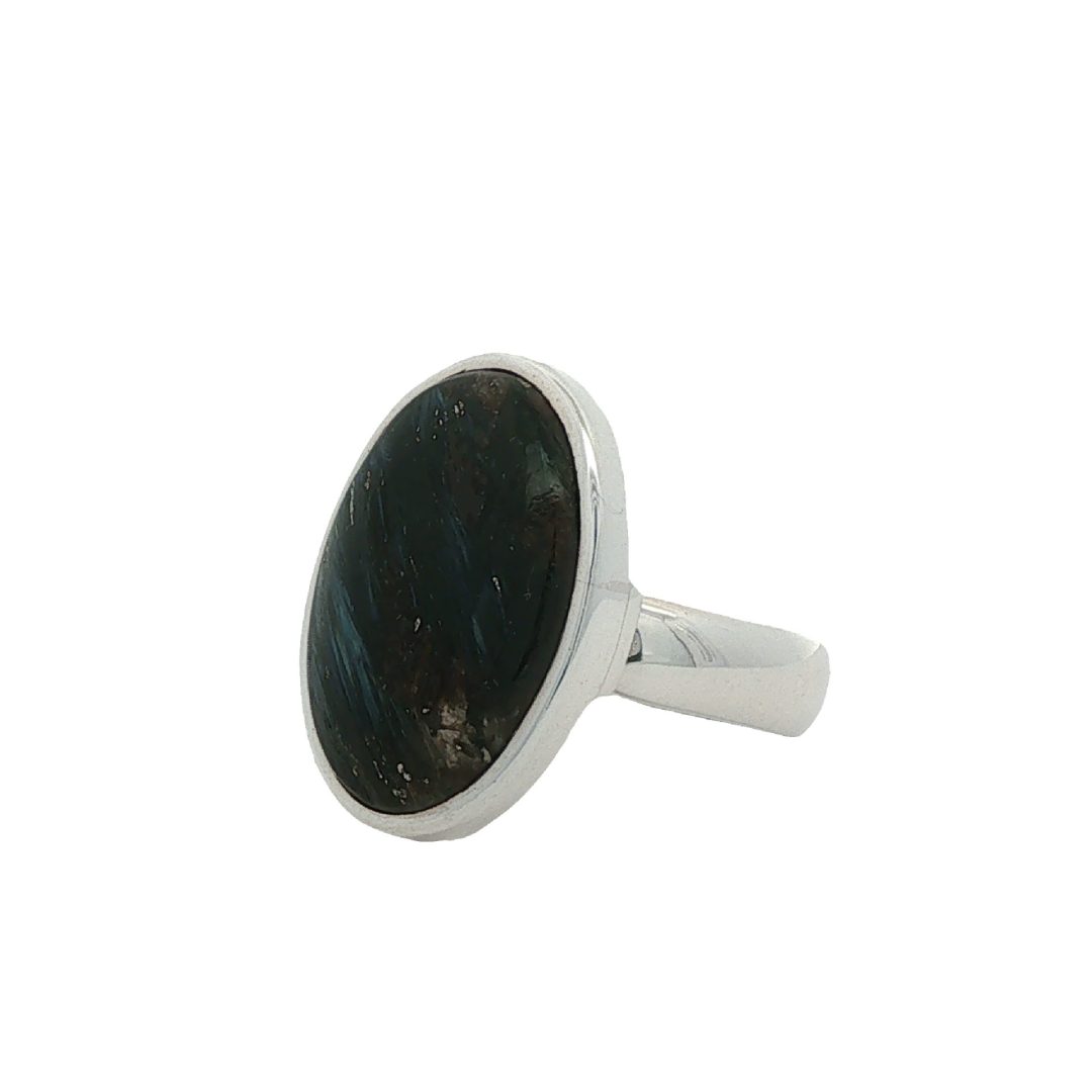 Nuummite Oval Ring Size M - Image 3