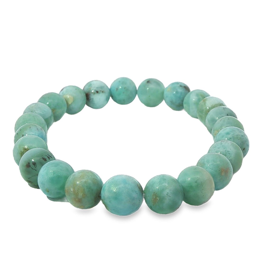 Larimar Elastic Bracelet 8mm - Image 2