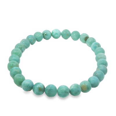 Larimar Elastic Bracelet 6mm