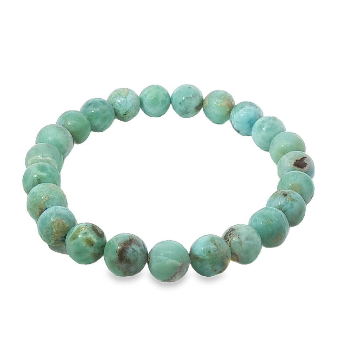 Larimar Elastic Bracelet 8mm