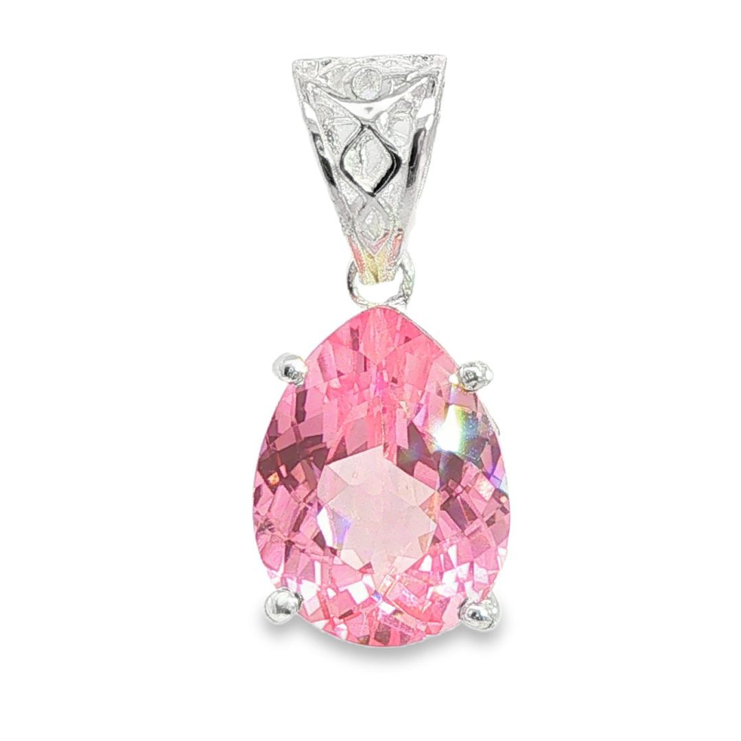 Padparadscha Sapphire Faceted Pear Cut 3.1g