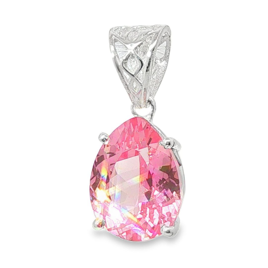 Padparadscha Sapphire Faceted Pear Cut 3.1g - Image 3