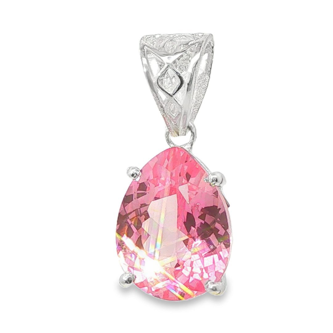 Padparadscha Sapphire Faceted Pear Cut 3.1g - Image 4