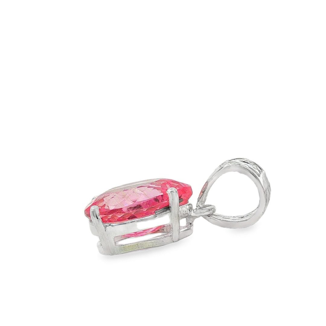 Padparadscha Sapphire Faceted Pear Cut 3.1g - Image 6