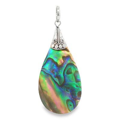 Abalone Pear Drop Pendant 2.5g
