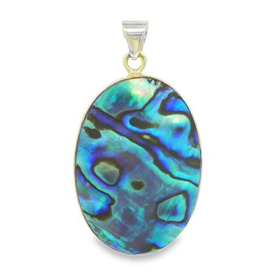 Abalone Oval Pendant 6.2g