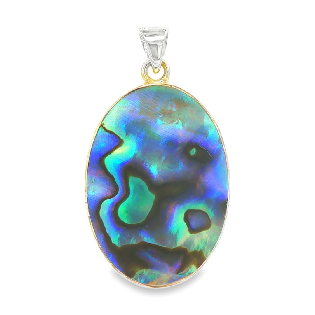 Abalone Oval Pendant 6.2g