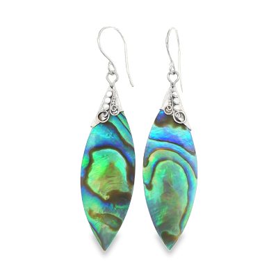 Abalone Marquise Earrings 3.1g