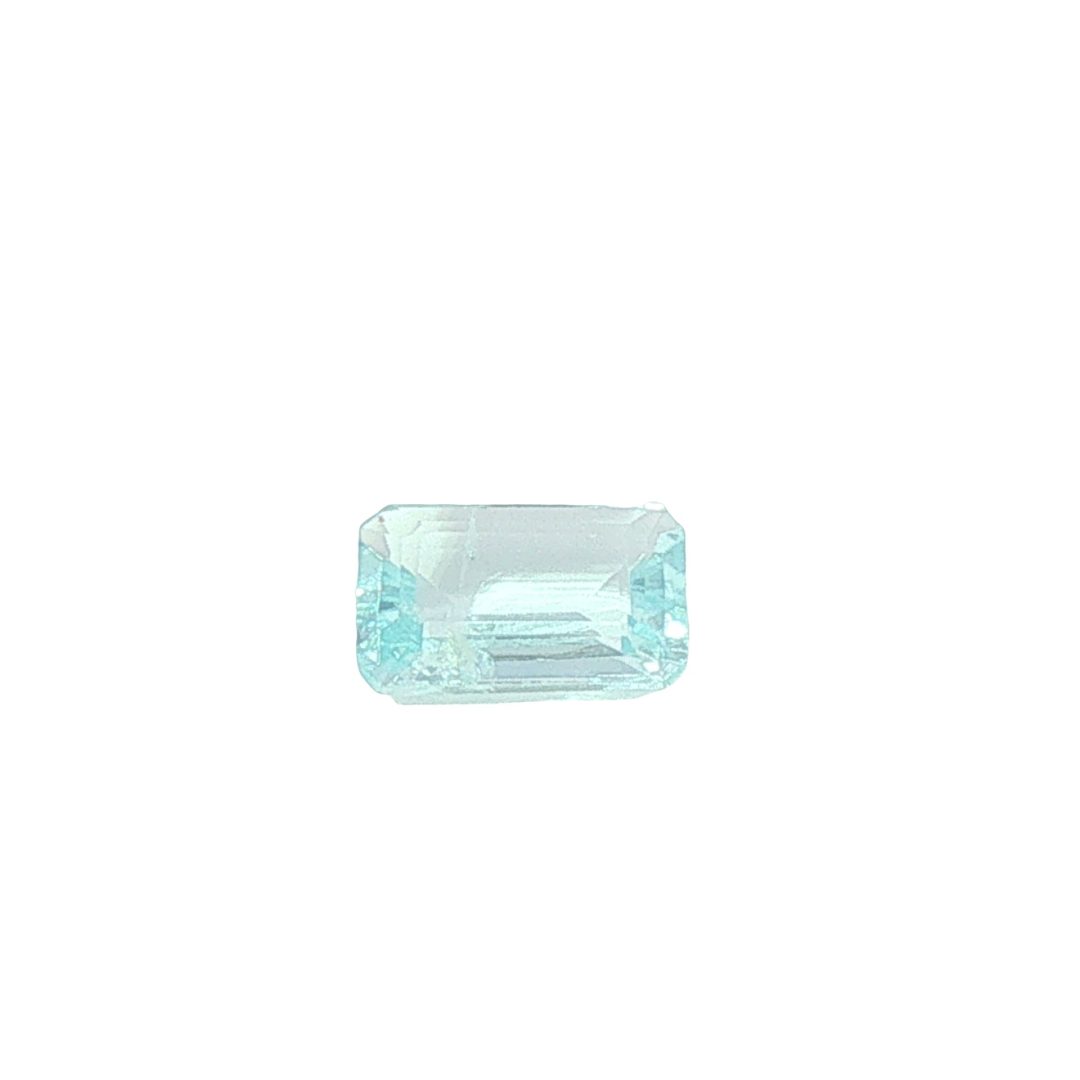 Aquamarine Emerald Cut Loose Stone 0.4g