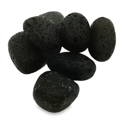 Black Lava Tumbled 10-18g