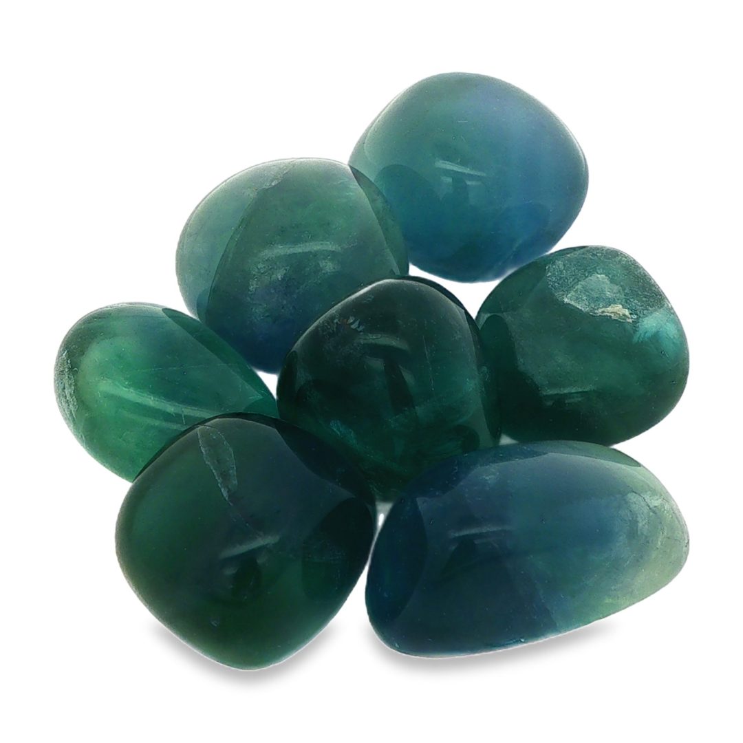 Blue Fluorite Tumbled 13-27g - Image 2