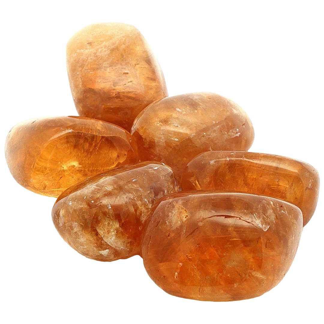 Golden Honey Calcite Tumbled