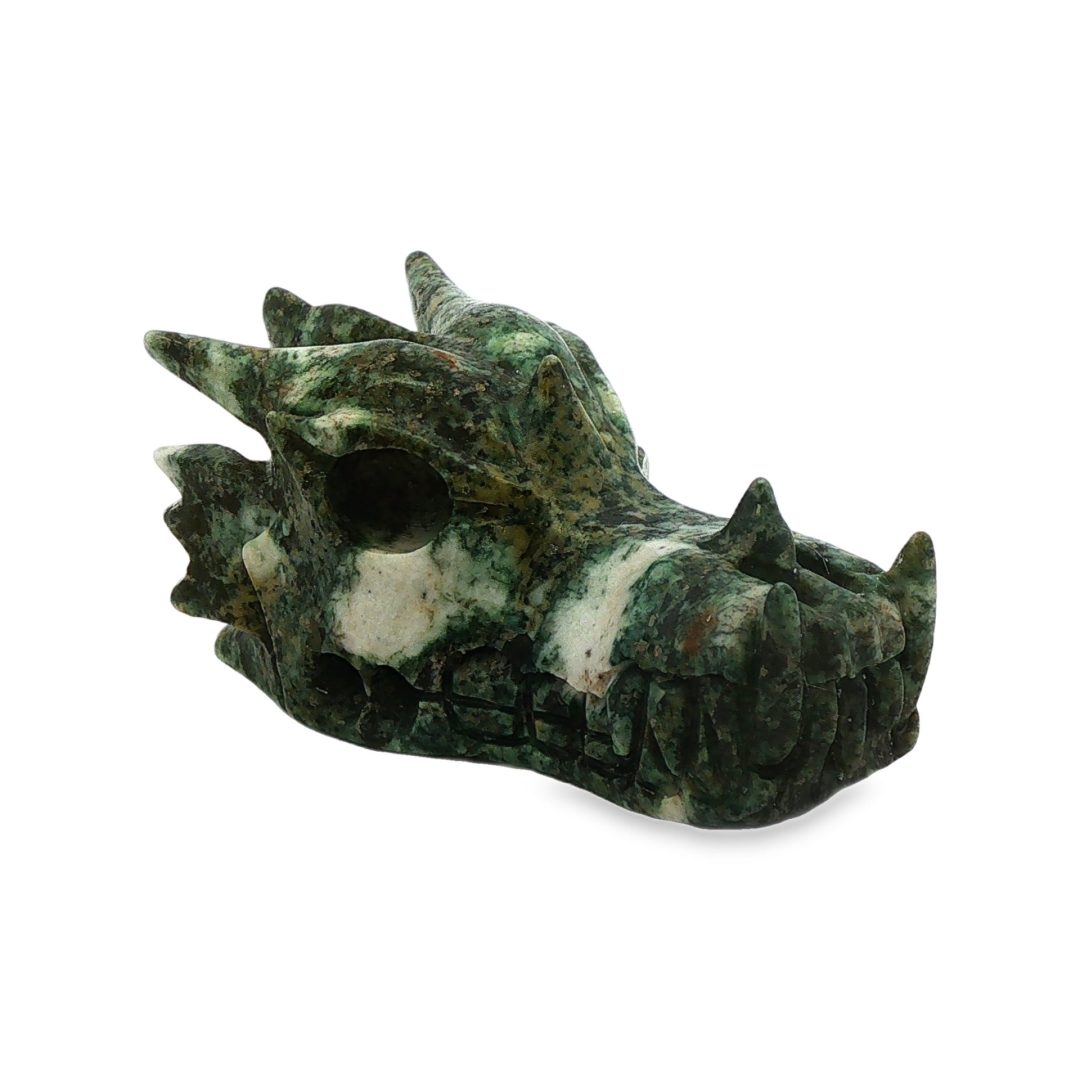 Preseli Blue Stone Carved Dragon Skull 47.8g - Image 4