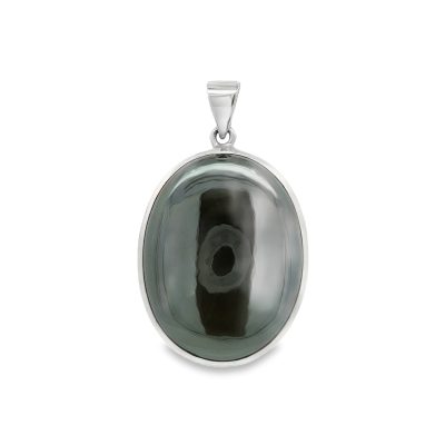 Hematite Oval Pendant 14.7g