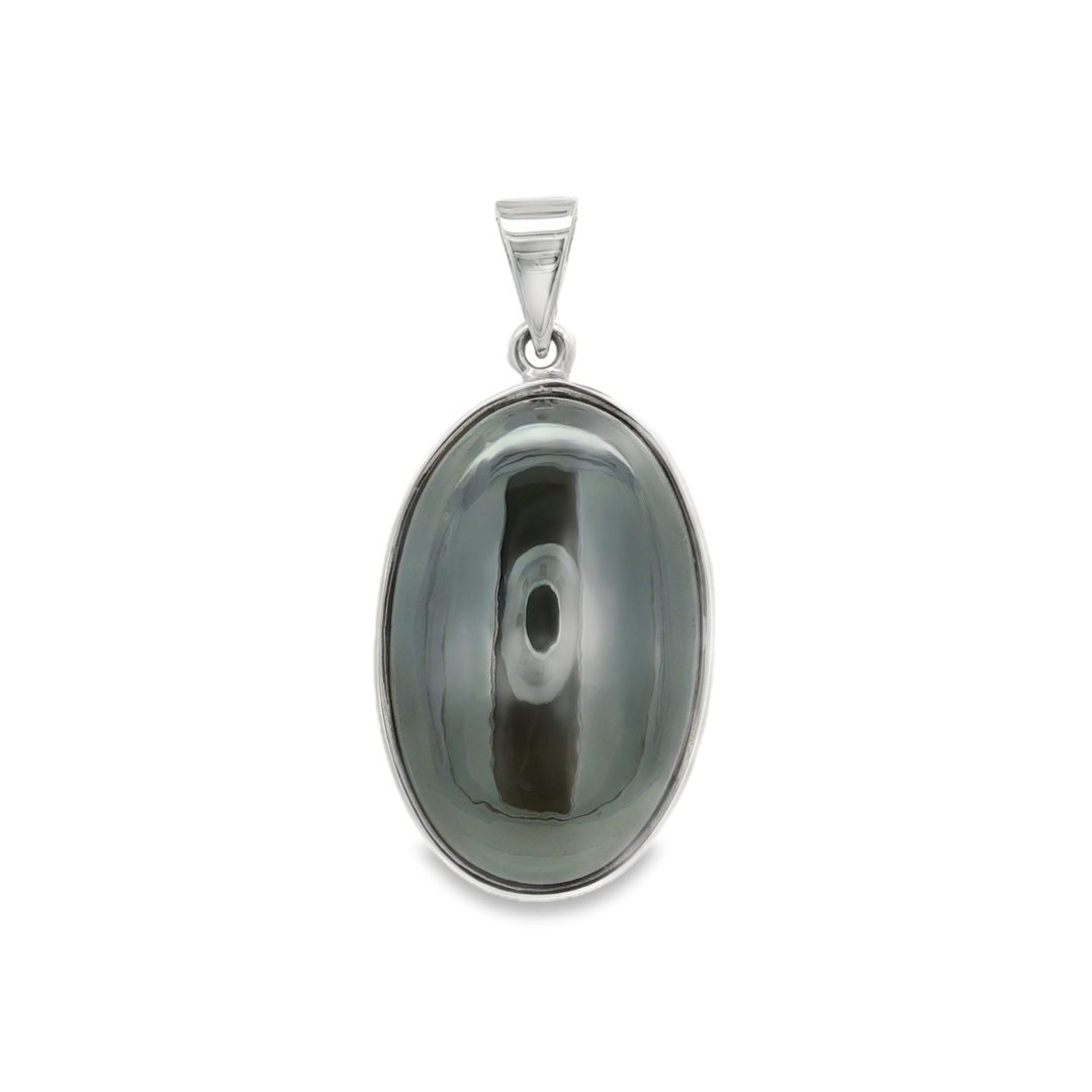 Hematite Oval Pendant 13.5g