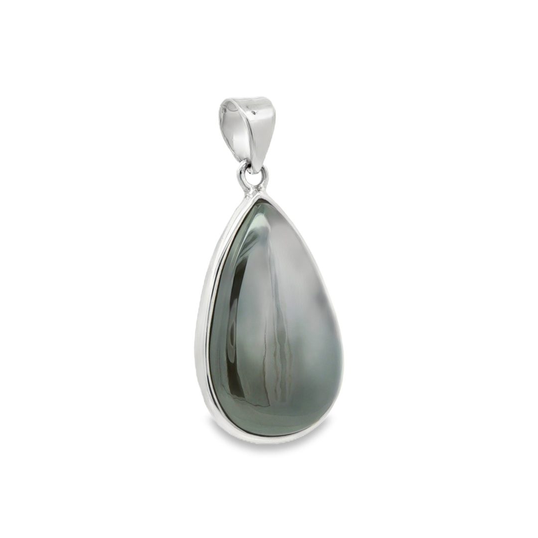 Hematite Pear Drop Pendant 9.4g - Image 2