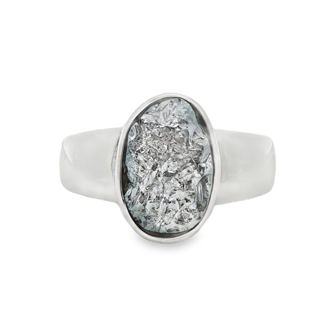 Hematite Raw Ring Size T