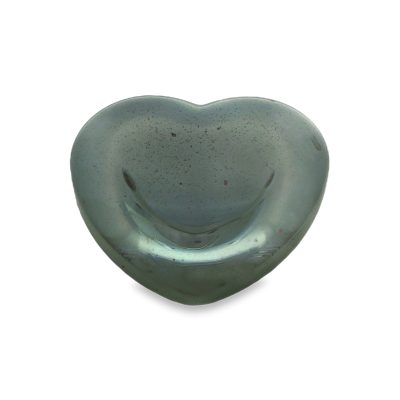 Hematite Flat Heart