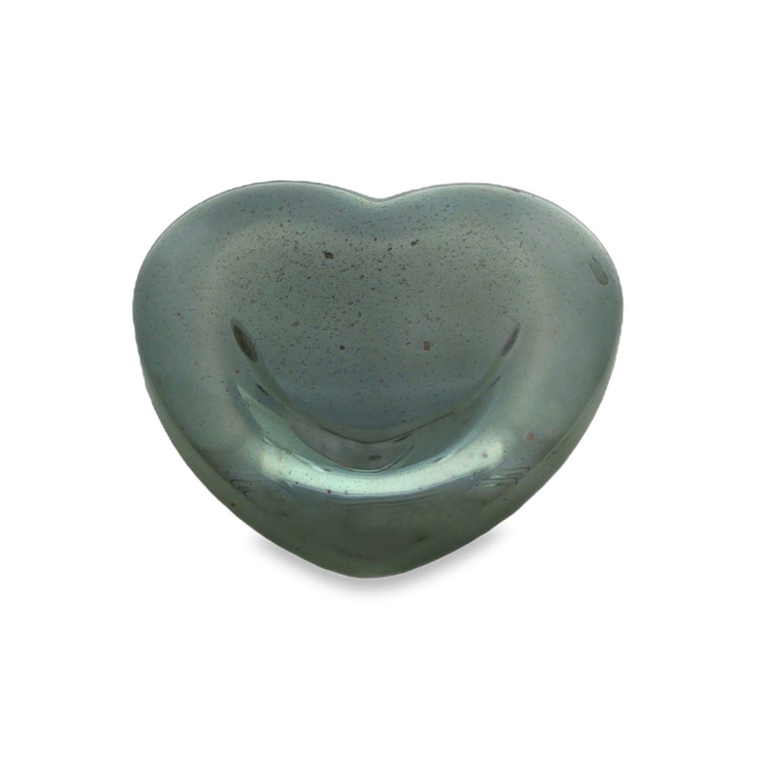 Hematite Flat Heart