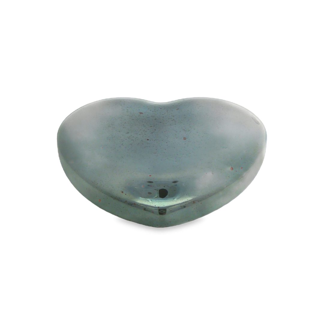 Hematite Flat Heart - Image 2