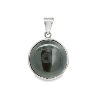 Hematite Round Pendant 11.2g