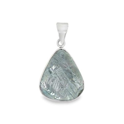 Hematite Raw Pear Drop Pendant 3.6g