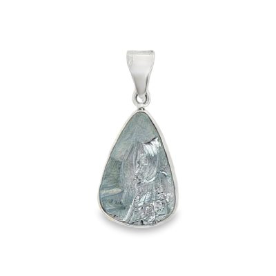 Hematite Raw Pear Drop Pendant 3g