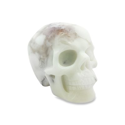 Dendritic Opal (Merlinite) Carved Skull 268.8g