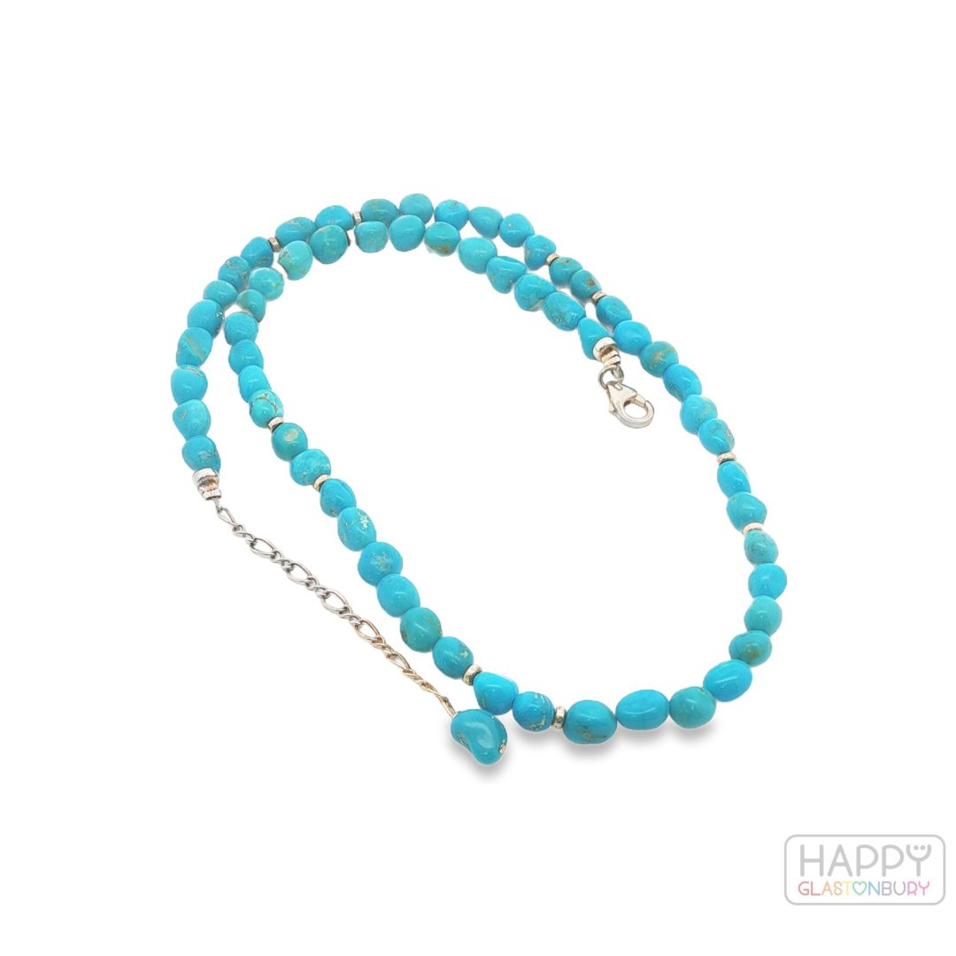 Sleeping Beauty Turquoise Pebble Necklace 22.5g - Image 3