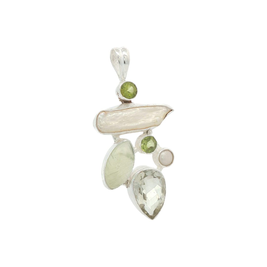 Peridot Multi Stone Pendant 8.8g - Image 2