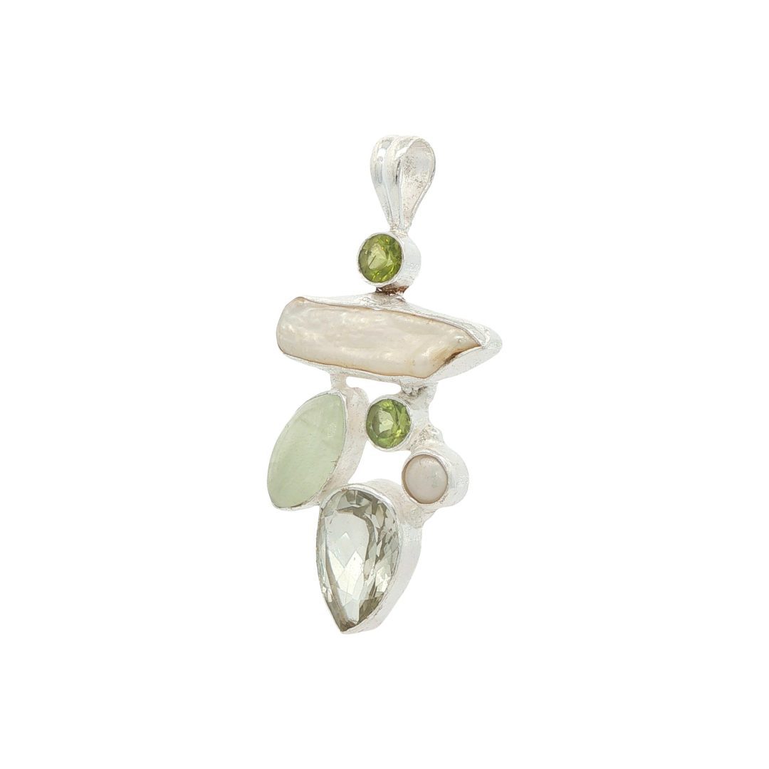 Peridot Multi Stone Pendant 8.8g - Image 3