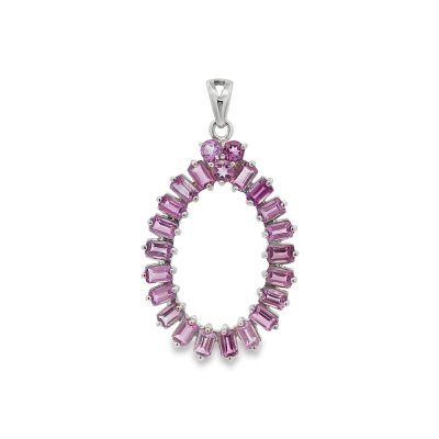 Amethyst Multi Stone Pendant 6.4g