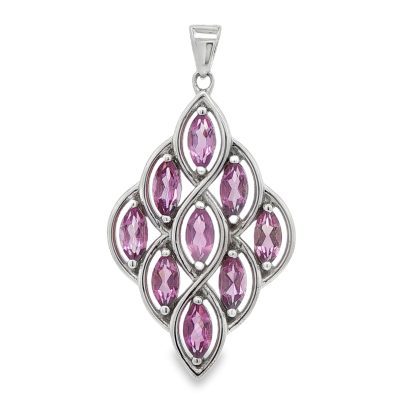 Amethyst Multi Stone Pendant 11.7g