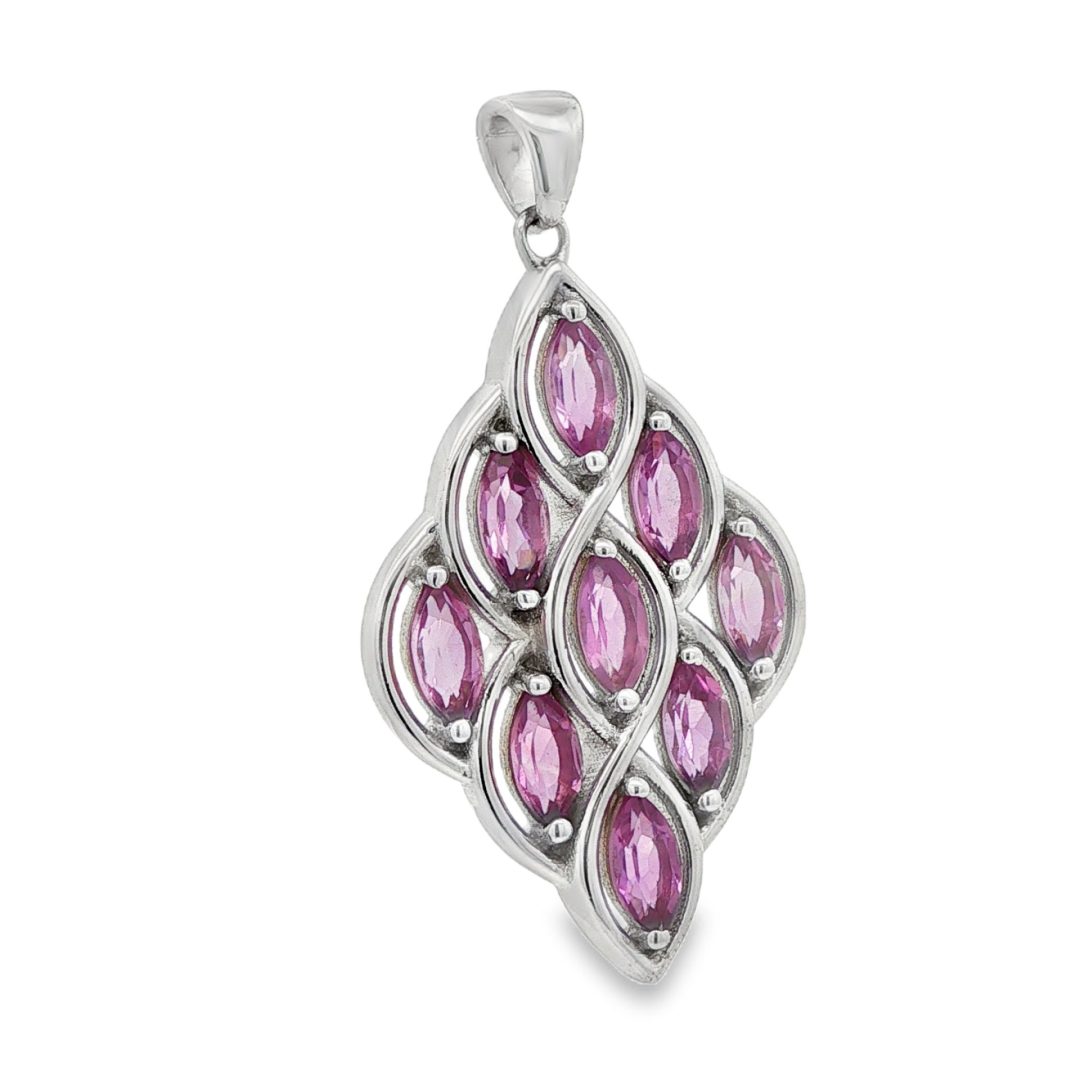 Amethyst Multi Stone Pendant 11.7g - Image 2