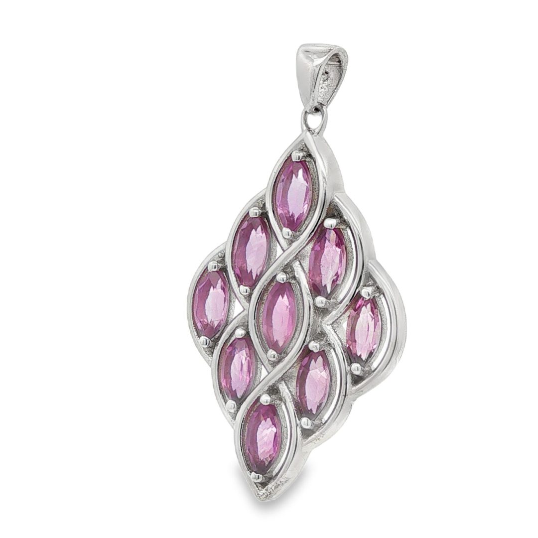 Amethyst Multi Stone Pendant 11.7g - Image 3