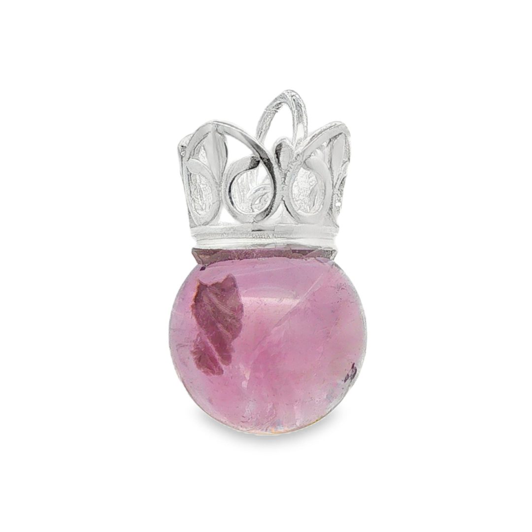 Amethyst Sphere And Crown Pendant 8.6g - Image 2