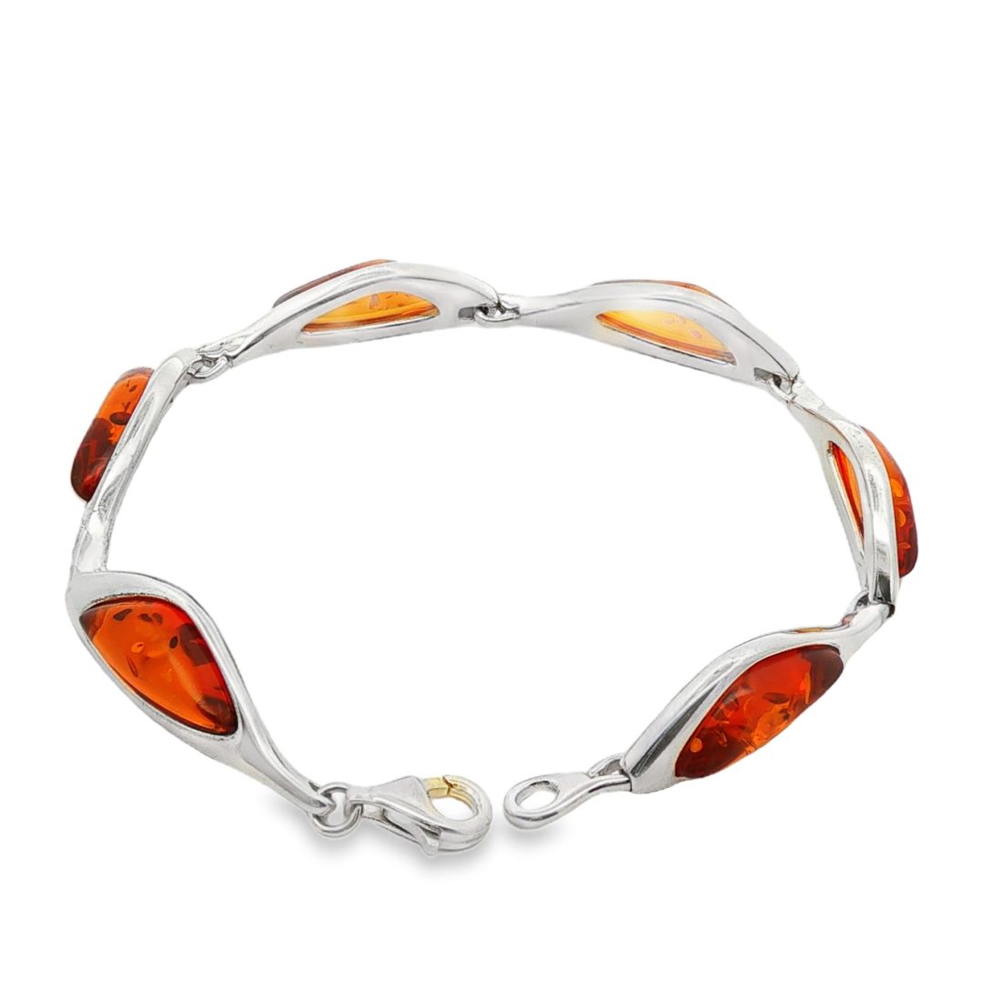 Amber Multi Stone Bracelet 14.9g - Image 2